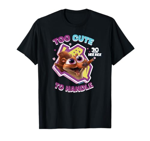 Ice Age Scrat Too Cute to Handle 20 Years Anniversary T-Shirt