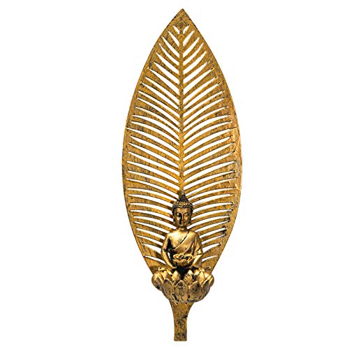 Bougeoir en résine Bouddha au design sculpté pour mur élégant