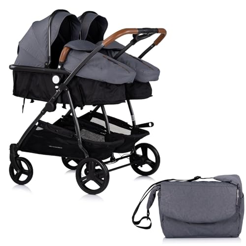 DUO SMART Poussette jumeaux ou enfants rapprochés largeur 79 cm