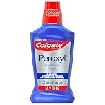 Colgate Peroxyl Mouth Sore Rinse, Mild Mint - 500mL, 16.9 fluid ounce