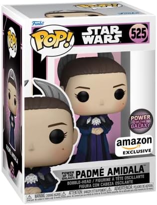 Funko Pop! Star Wars: Power of The Galaxy - Padme Amidala in Senate Gown - Exclusive to Amazon, Multicolor, One Size (64928)