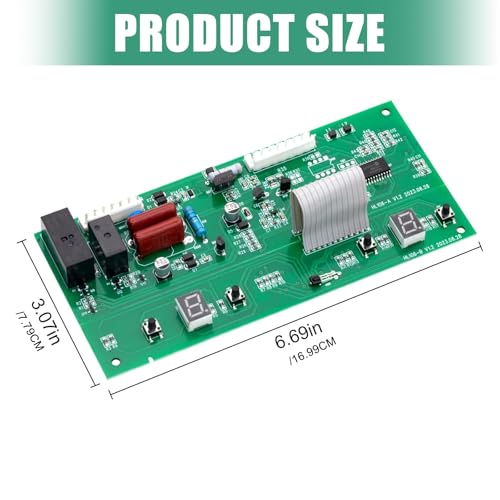 Panneau de commande de rechange réfrigérateur compatible tout modèle de cuisine moderne - 4