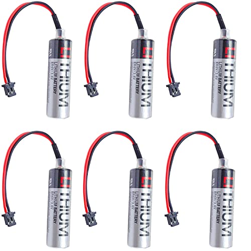 Pila de litio ER6V 3.6V 2400mAh pack 6 piezas miniatura 1
