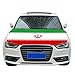 Faizaham 4x5 Ft Iran Country Nation Car Hood Cover Flag Super Elastic Washable UV Resistance Engine Cover Decoration Event Item, Large, FZ-69
