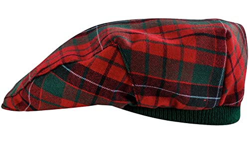 Casquette plate Nicholson écossaise ajustable pour hommes et femmes