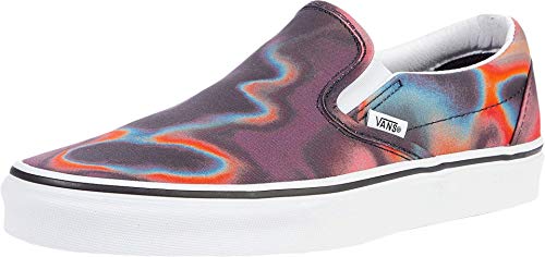 vans classic slip on shoes - Vans Classic Slip-On (Dark Aura) Multi/True White Men's 8, Women's 9.5 Medium