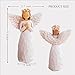 Praying Angel Figurine Hand Craved Guardian Angel Sculpture Surrounded by Love Sympathy Gift of Encouragement Women Present Home Decor Ornament
