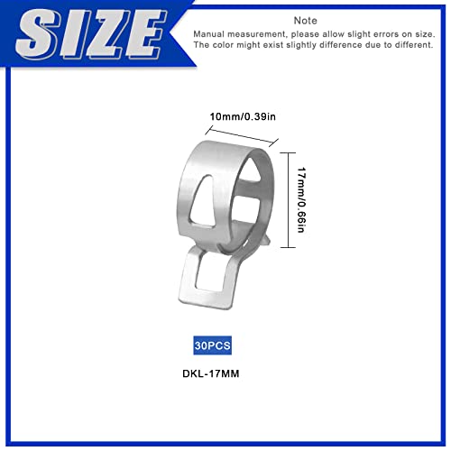 Collier de serrage à ressort 18mm pour éviter les fuites de vide