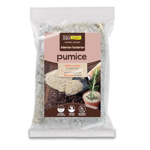 Granulados | Flower - Pumice 5l Piedra Pómez 100 Natural Mineral Volcánico Granulado Ligero E Inerte Mejora La Aireación Y Drenaje Del Sustrato Retiene Agua