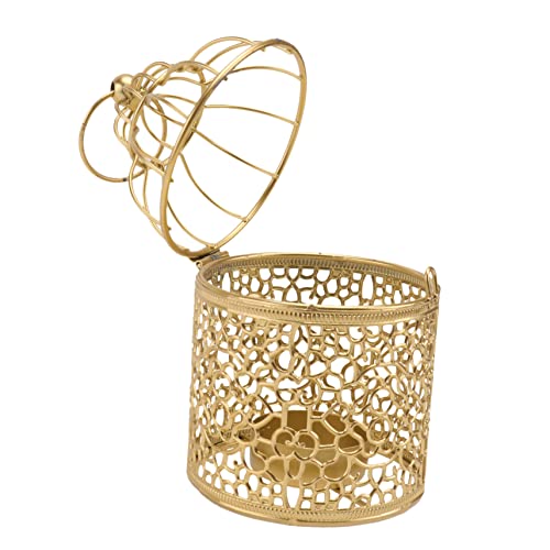 1Pc birdcage candle holder hanging candle birdcage lantern bird cage tealight holder Birdcage Tea Light Holder desktop decor vintage decor Tealight Stand iron creative cage Simple