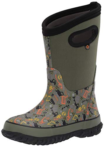 Bogs Kids Classic No Handles High Mossy Oak Winter Snow Boot, , 6 M US Big Kid
