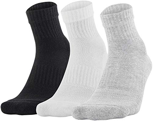 Image of Under Armour Training Cotton Quarter Socks 3-Pack