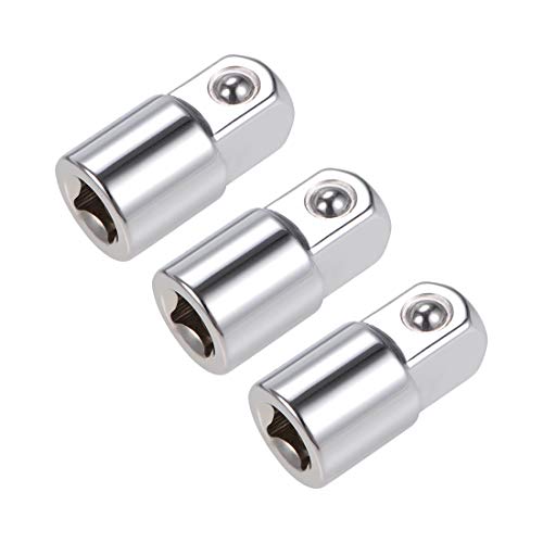 Image of sourcing map 3 Pcs 1/4 Inch Drive (F) x 3/8 Inch (M) Socket Adapter, Female to Male