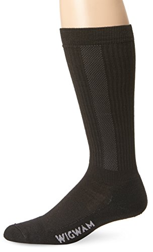 Wigwam Men's Ultimax Tall Boot Pro Sock,Black,Large /shoe Size:Men's 9-12,Women's 10-13