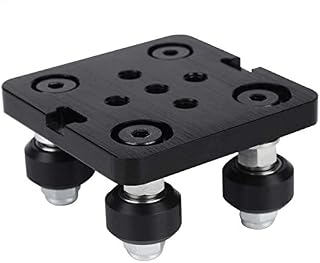 3Dman 2020 Aluminum Profile Pulley V-Slot Build Gantry Plate with Small V-Wheel for 3D Printers