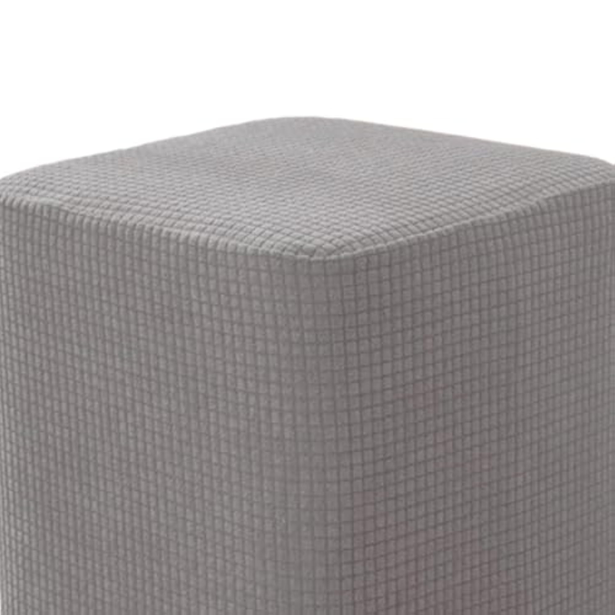 Decorative Foot Rest Ottoman Covers, Gray
