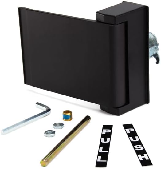 FHC FL2162DU Push-Pull Deadlatch Paddle Handle - Push to Left - Dark Bronze