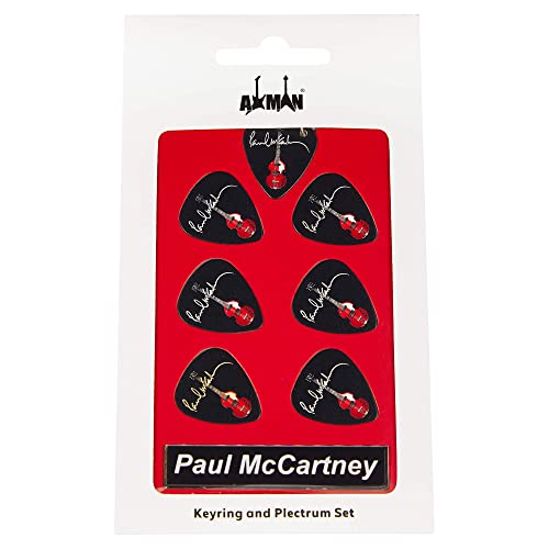 P McCartney Guitar Plectrum Gift Set | 6 Artist Plectrums | 1 Artist Keyring - Image 2