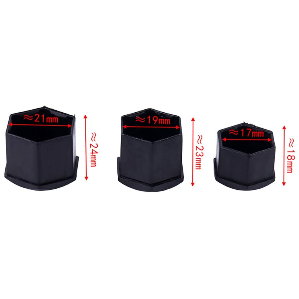 20 PCS Tappi a Vite Ruota Set per V-W Golf 4 6 7 GTI Passat B5 B6 B7 CC, Auto Copridadi Ruota Pneumatici Tappo Dado Ruota Cerchione Coperture Copricerchi Copribulloni