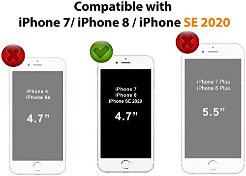 Cellever Waterproof Case For Iphone Se 2020 / Iphone 8 /Iphone 7,4.7-Inch, Clear Waterproof Ip68 Certified Shockproof Sandproof Snowproof Full Body Sealed Protective Transparent Cover Kz (Ocean Blue) #TOP1