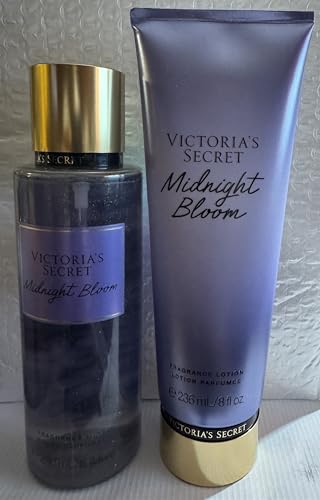 Victoria's Secret Midnight Bloom Fragrance Mist and Body Lotion Gift Set (Midnight Bloom)