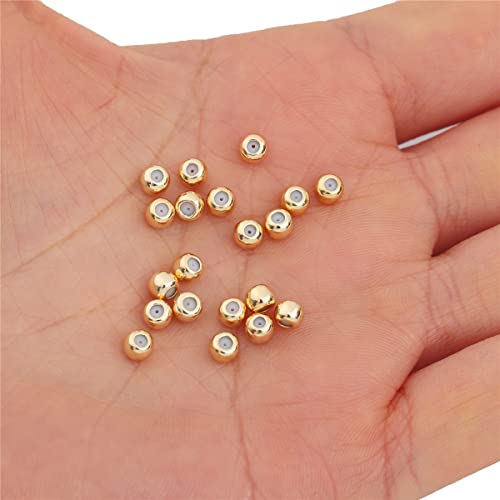 Cuentas de tope de 4 mm con silicona para evitar el movimiento de abalorios 4