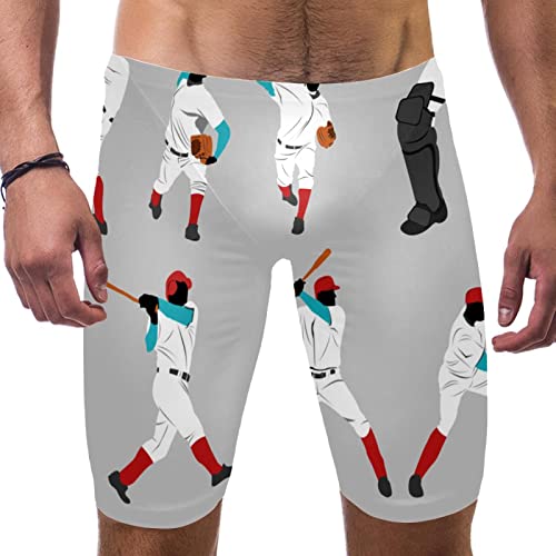 Pantalones cortos de natación para hombre de secado rápido y tejido activo