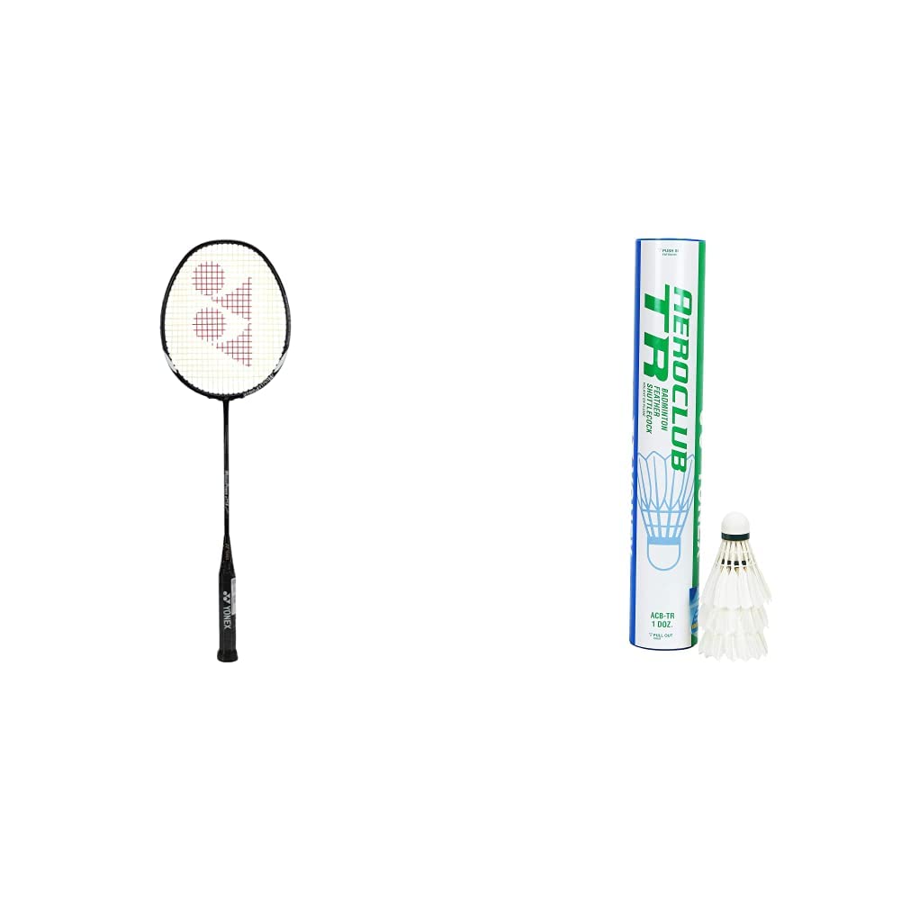 YONEX Muscle Power 29 Alloy Steel Badminton Racquet G4 - 88g & Yonex Aero Club ACB TR Badminton Feather Shuttlecock Combo (White) (B0861555PX) Amazon Price History, Amazon Price Tracker