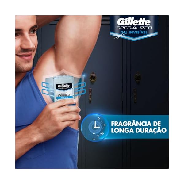 Gillette Desodorante Gel Antitranspirante Cool Wave 82G - Imagem 8