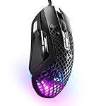 SteelSeries Aerox 5 - Holey RGB Gaming Mouse - Ultra-lightweight Water Resistant Design - 18K DPI TrueMove Air Optical Sensor