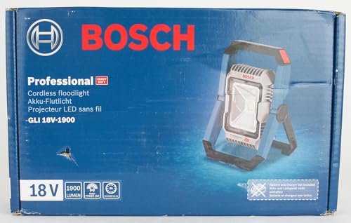 Bosch Professional 18V System Cordless LED Construction Site Floodlight GLI 18V-1900 (max. brightness 1900 lumen, without battery/charger) 14 Bosch Professional 18V System Cordless LED Construction Site Floodlight GLI 18V-1900 (max. brightness 1900 lumen, without battery/charger) - Image 14