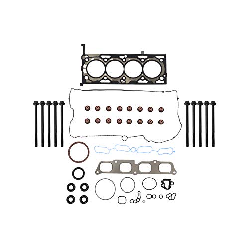 Image of DNJ HGB348 Engine Cylinder Head Gasket Set with Head Bolt Kit, Complete Repair Set for 2013-2022 Buick, Cadillac, Chevrolet, GMC ATS, Camaro, CT6 2.0L L4 16V DOHC 1998cc