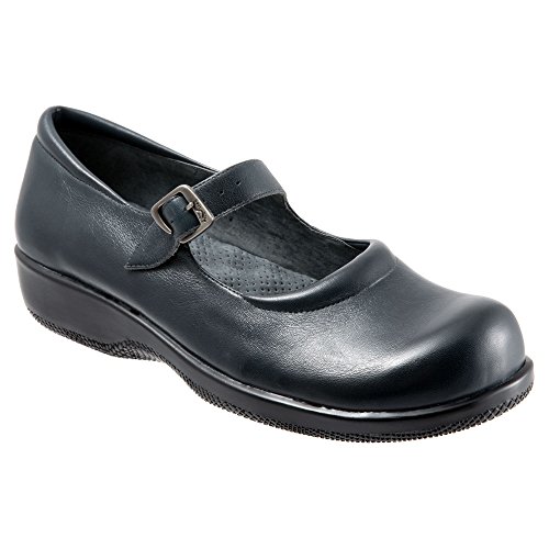 Softwalk Women's Flats, Navy Soft Leather, 7.52