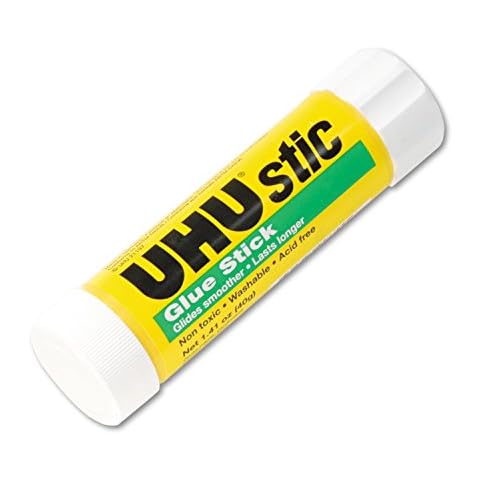 UHU 99655 Stic Permanent Clear Application Glue Stick, 1.41 oz, 1 Each Cover