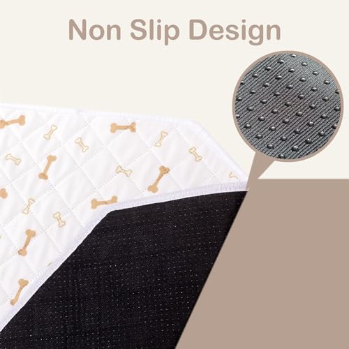 Image of Meow&Woof Reusable Puppy Pads - Washable Pee Pads for Dogs 100% Waterproof Round Playpen Mat, Super Absorbent and Durable Reusable Pee Pads for Dogs 36 Inch 1 Pack