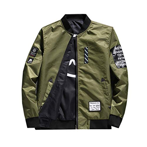 Men's Bomber Jackets Military Flight Hip Hop Jacket Softshell Outwear