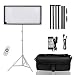 FOSITAN FL-1x2 2nd Gen Portable Rollable 30x60cm Flexible LED Light Panel Mat on Fabric Daylight 5000K 48W 8000LM 384 SMD LED 90 CRI+ for Traveling filmmakers Videographers Photography Shooting