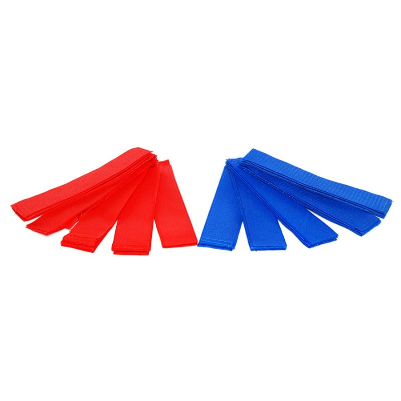 10 Stück Teamarmbinden Klett/Team Armbinde für Sport, Mannschaften, Airsoft, Paintball, Klettbänder…