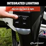 Lippert Power Tongue Jack Electric Trailer A-Frame, 3,500 lbs. 18-Inch Stroke, 5.4-Inch Foot Pad, Durable Textured… - Image 6
