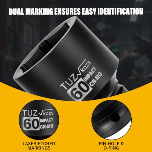 Image of 1 Inch Drive 60mm Standard Metric 6 Point CR-MO Impact Socket