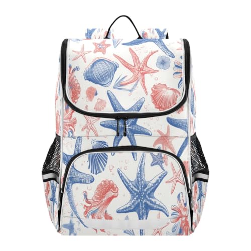 Sac à dos scolaire grande capacité dessin animé étoile de mer cartable enfant mixte