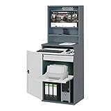 Compartiment écran avec casier verrouillable pour écrans jusqu'à 26