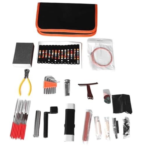 Guitar Tools Guitar Repair And Maintenance Kit 61 Piece Set