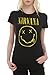 Hot Topic Nirvana Smiley Girls T-Shirt