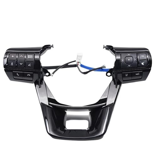 Boutons de volant pour Toyota Hilux Revo et Fortuner 2015-2024 noir brillant