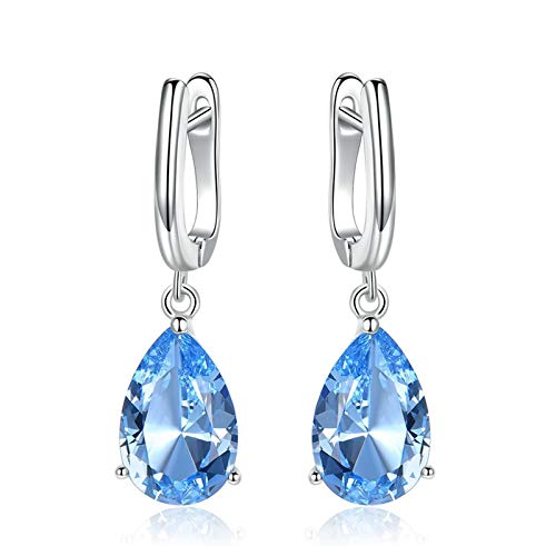 Boucles d'oreilles en argent et zircone cubique de haute joaillerie