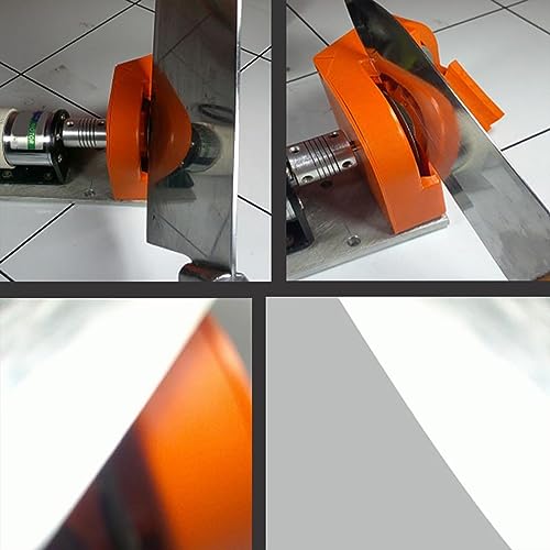 Multipurpose Drill Bit Grinding Sharpener,Drill Bit Sharpener for High-Speed Steel,Premium Drill Bit Sharpener Quickly Easily Sharpening Drill Bits, for All Bits Portable Tool (Orange) - Thumbnail 3