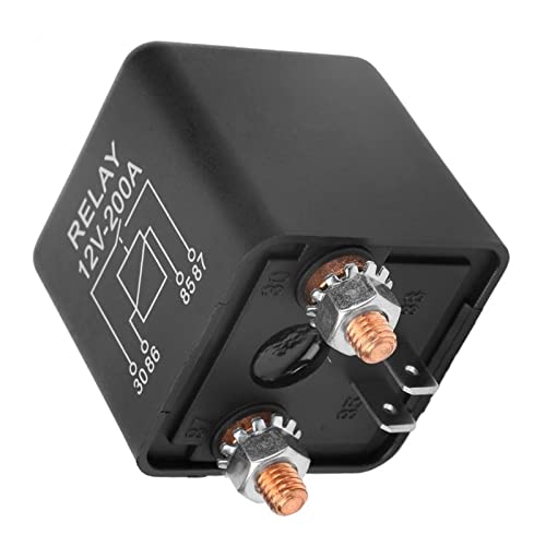 Relé para coche 12V 200A FUDGIO para solucionar caídas de tensión en el motor 7