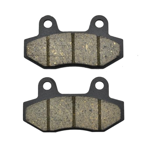 DECTER Plaquettes de frein avant et arrière pour moto, Scooter GY6, cyclomoteur ATV 50cc-200cc, Pit Dirt Bike, Métal, Cuivre