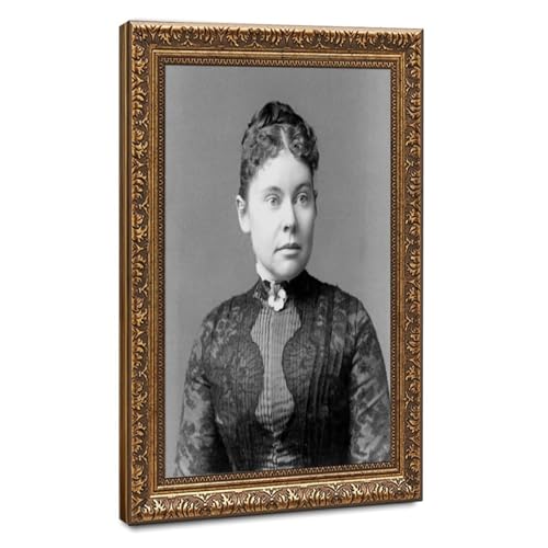 Impression sur toile Lizzie Borden WCYB grand format 50x76 cadre suspendu décor mural